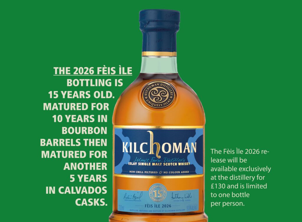 KILCHOMAN FÈIS ÌLE 2026 15 YEARS OLD Fèis Ìle 2026 Release - Kilchoman Distillery